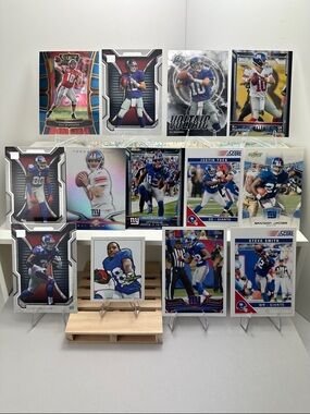 Eli Manning w/ Giants teammates lot of 13 (Beckham Jr, Cruz, Nicks)